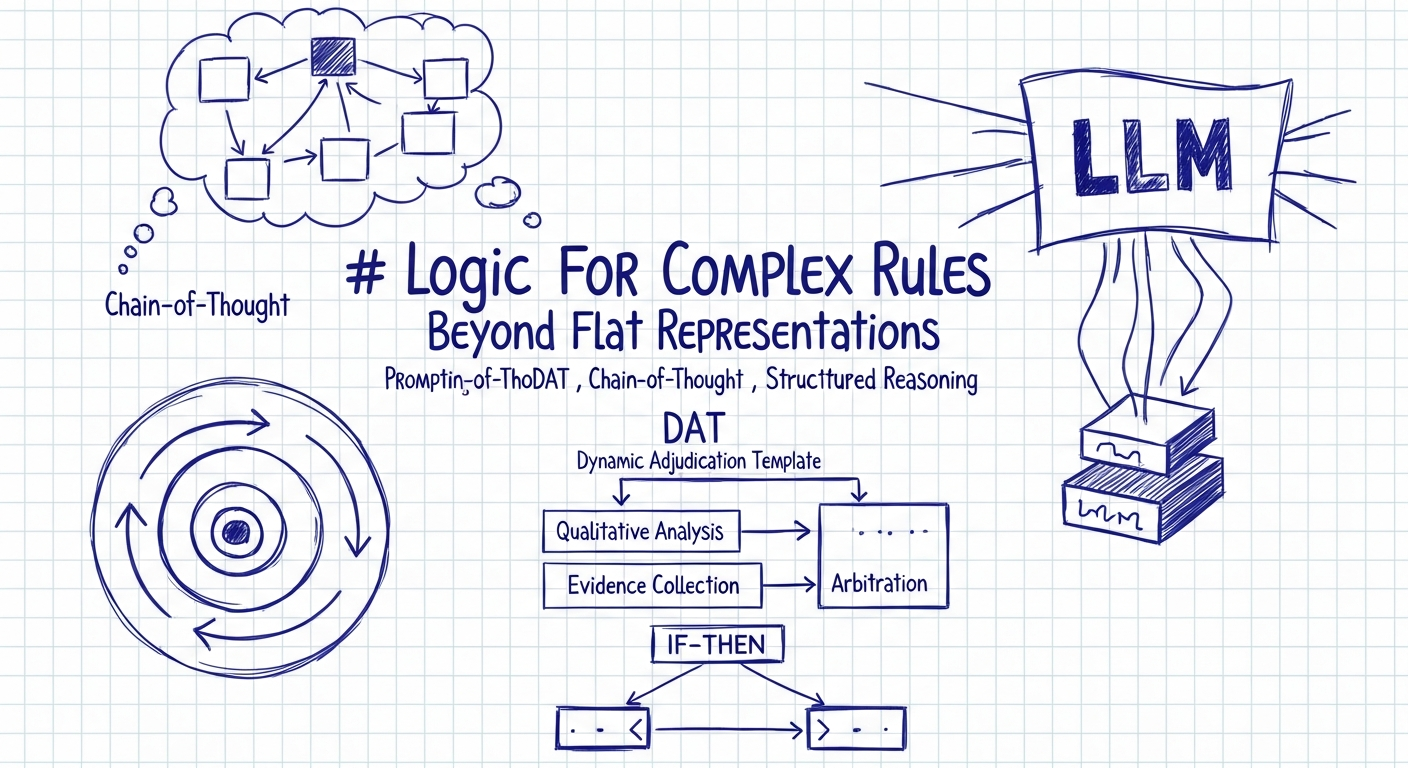 מבנה ההיגיון עבור כללים מורכבים מעבר לייצוגים שטוחים